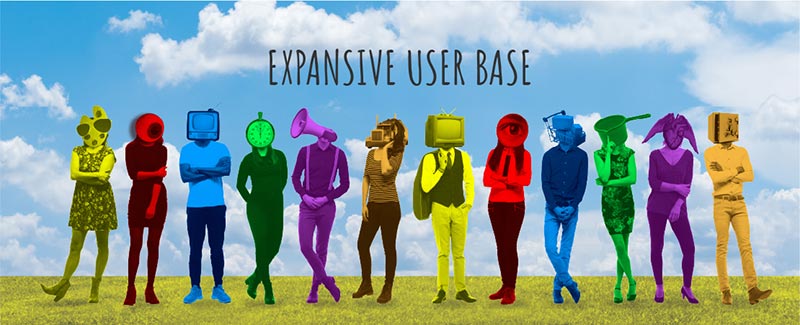Expansive User Base