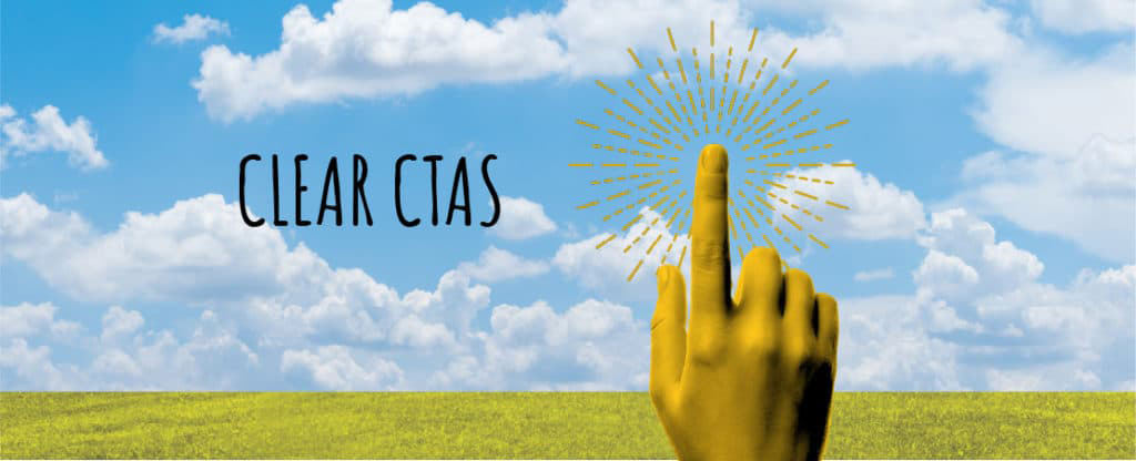 Clear CTAs