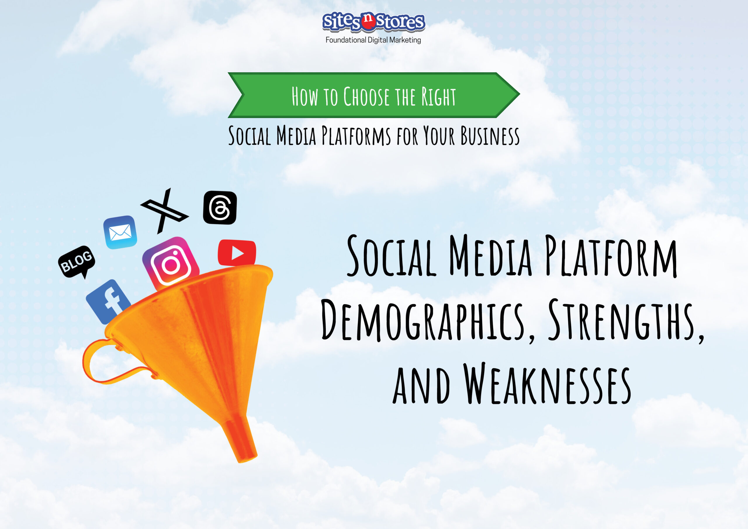Social Media Platform Demographics, Strengths, and Weaknesses